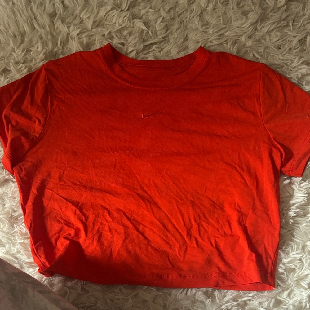 Nike Women's orange Crop Top